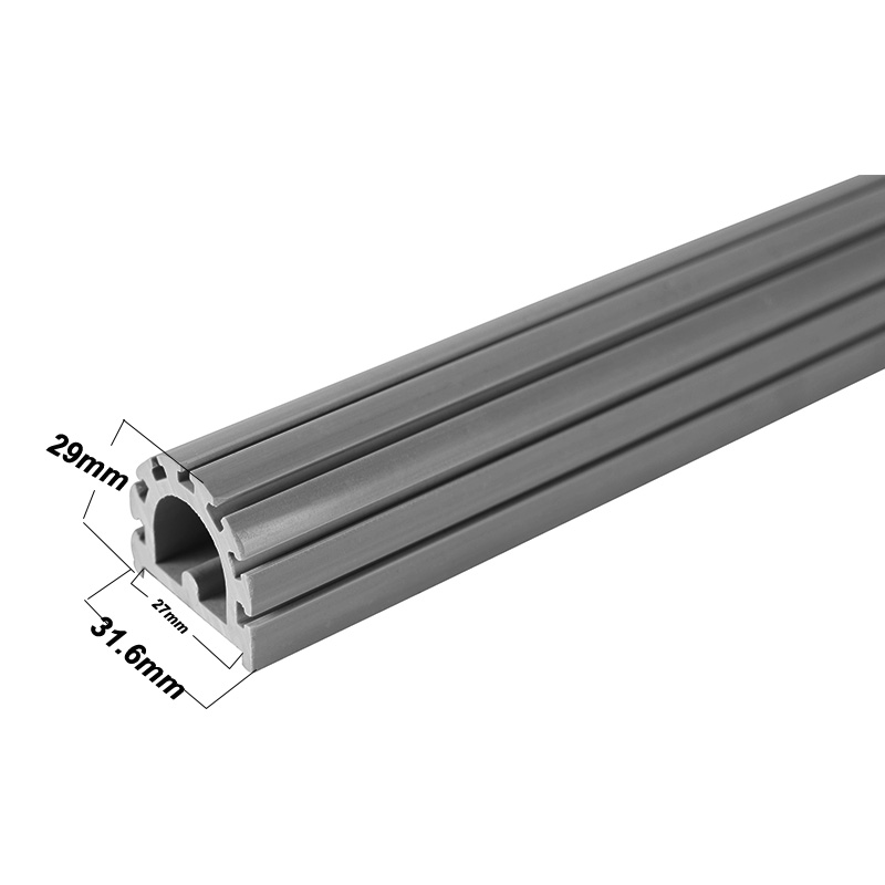 비표준 맞춤형 PVC 프로파일 공장 PVC 산업 프로파일 PVC D 모양 프로파일