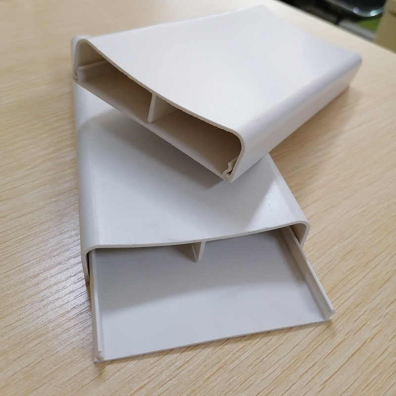 PVC 코드 hider 듀얼 채널 케이블 관리 채널 PVC 케이블 컨실러 레이스 웨이