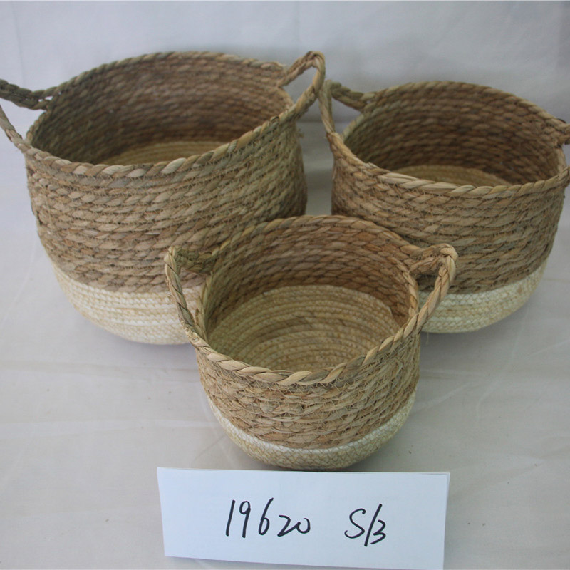 플라스틱 등나무 줄기 빨래 바구니 어린이 장난감 수납 큰 빨래 바구니 가구 잡동사니 통