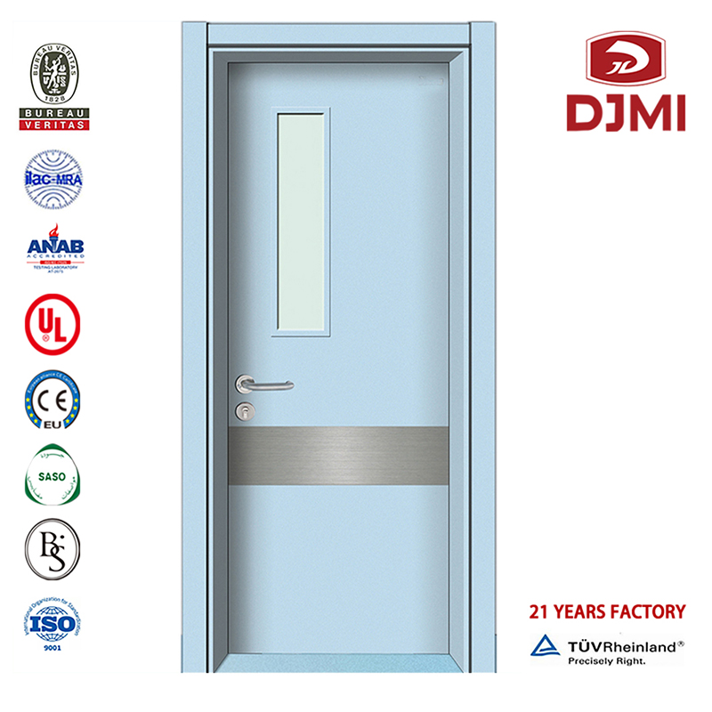 싼 합판 문 단단한 나무 프로젝트 나무로되는 방화 정격 문은 단 하나 나무로되는 디자인을 주문을 받아서 만들었습니다 사무실을위한 2018 년 Foshan 병원 Bs En는 사무실을위한 문을 새롭게 설계했습니다 건축을위한 주요 문 엑스레이 보호 방화 정격 문...