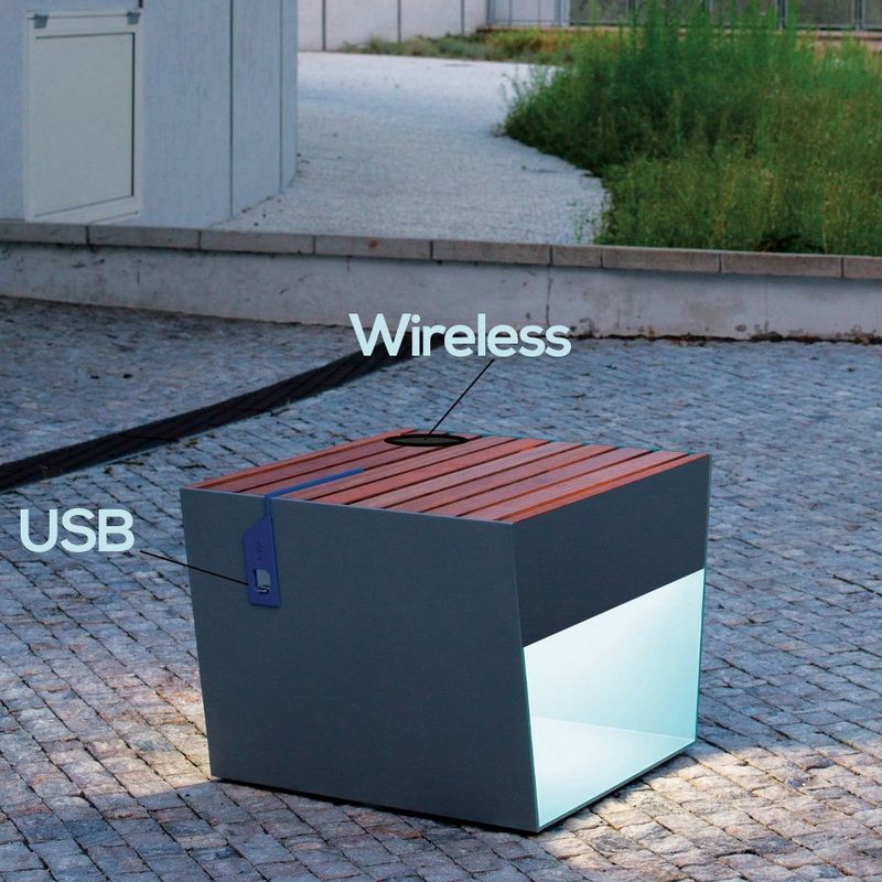 저렴한 가격 다양한 디자인 WiFi USB Chargring 태양 금속 상자