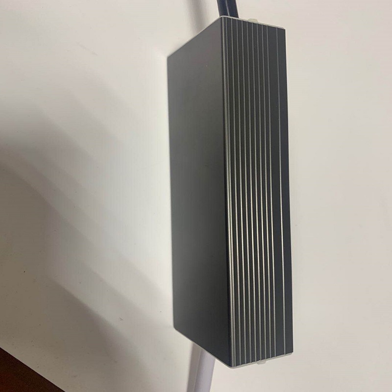 8W - 12 v 그레이 블랙 케이스 LED 스마트 가구 알루미늄 껍질 방수 세척 기 전원