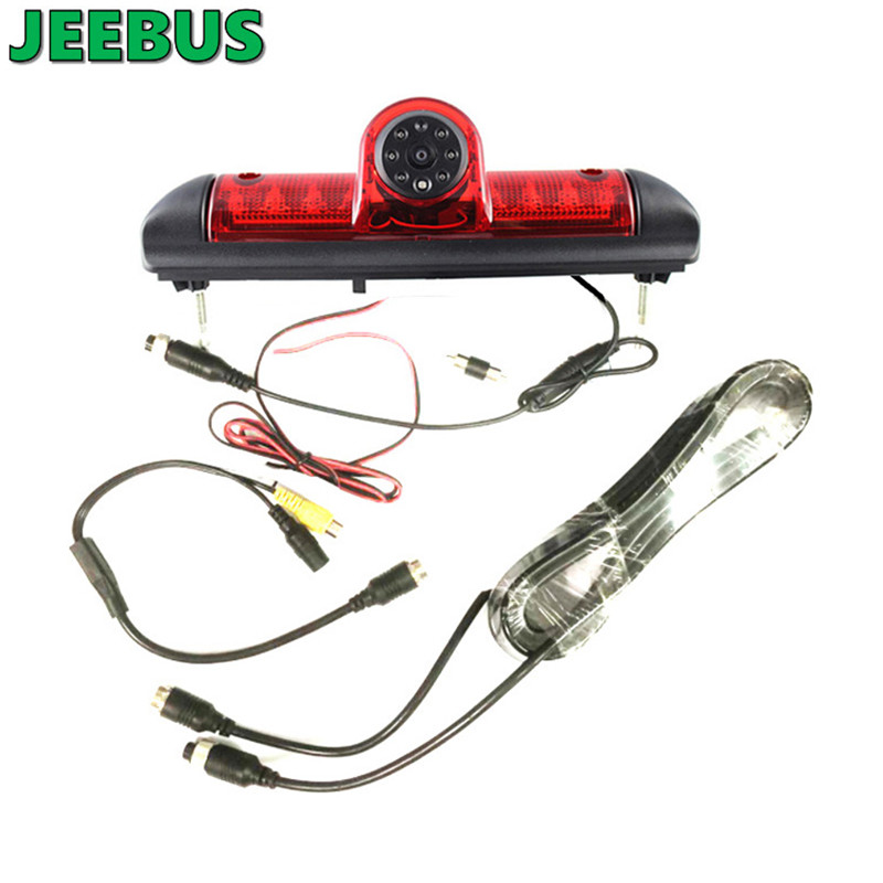 HD 야간 투시경 피아트 Ducato 2006-2017 3 세대 푸조 복서, 시트로엥 점퍼 등을위한 방수 광각 고수준 브레이크 라이트 카메라