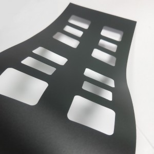 0.175 mm PC 절연 판 검은색 내 고온 방화 절연 패드 가공 맞 춤 형 제작 업 체