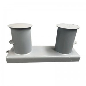 선박 용 십자 형 광택 청동 계선 표 / 더 블 교차 케이블 말뚝