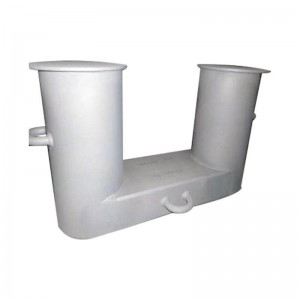 선박 계선 용 강철 선 부속품 더 블 교차 계선 기둥