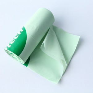 퇴비 가능, 분해 가능 한 구 매 티 백.