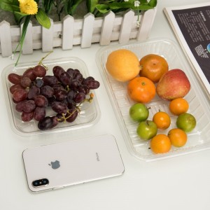 고 투명 환경보호 일회용 플라스틱 과일 용기