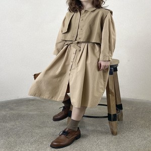 박 시한 디자인 심 플 한 캐 주 얼 프린트 컬러 면 마 오 버 사이즈 맞 춤 형 19572 셔츠 원피스 + 나시