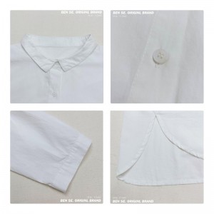 루즈 한 디자인 심 플 한 캐 주 얼 컬러 스 트 라 이 프 체크 오 버 사이즈 17685 루즈 핏 셔츠.