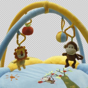 꽃 아기 놀이 매트-사자