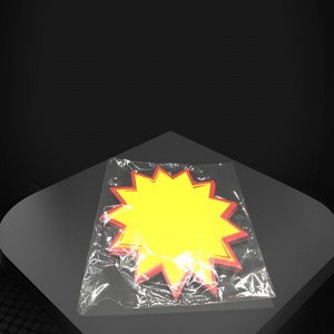 TMJ PP - 718 슈퍼 소매 점 포스터 도매 필기 지 가격 라벨 맞 춤 형 라벨 카드 파열 로고 팝 업