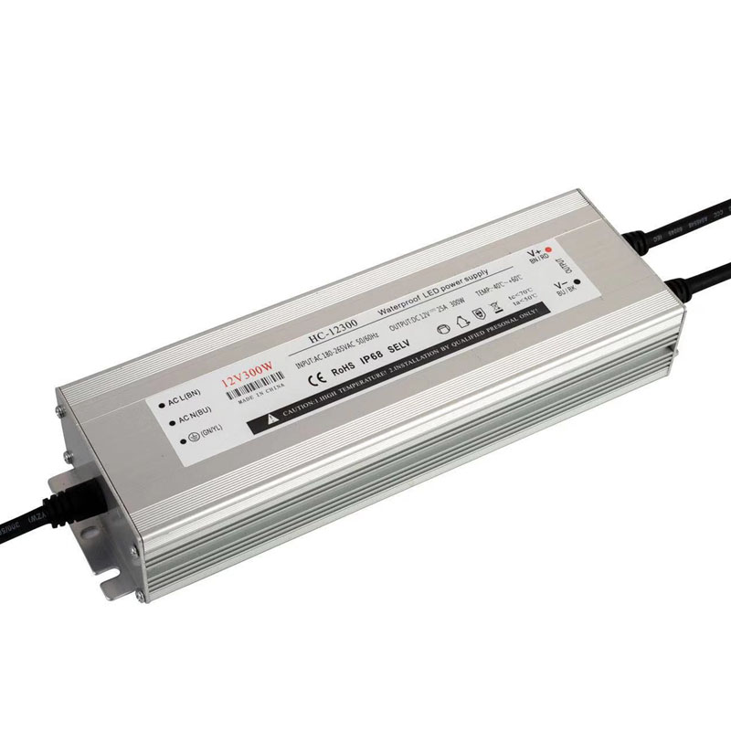 300 W 25A 12V 항 압 비 방지 led 전원