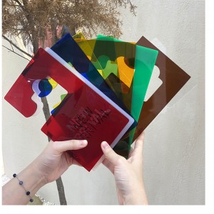 TMJ PP - 539 맞 춤 형 아크릴 전시 브랜드 경 사 스 러 운 옷 가게 장식 가격 창의 광고 판 전시 프레임