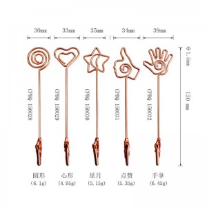 TMJ PP - 543 소형 데스크 톱 라벨 프레임 골 드 실크 스 테 인 리 스 스틸 표지 판 전시 스탠드 가격 지지대