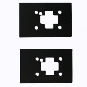 난연성 PC 절연 시트 GE-EFR95 절연 시트 블랙 내화 절연 개스킷