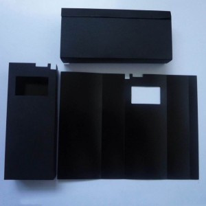 Bopu 블랙 PC 절연 시트, 고온 저항 절연 개스킷, 난연성 쉬운 접는 마일 라 시트