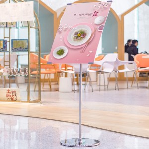 TMJ PP-557 저렴한 야외 포스터 롤업 배너 프레임 광고 디스플레이 스탠드