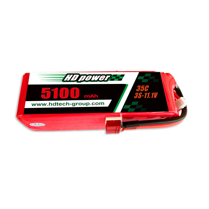 고 화질 전원 5100 mAh 35C 3S 11.1 V 리튬 배터리