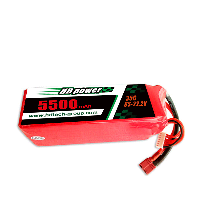 HD POWER 5500mAh 35C 6S 22.2V 리포 배터리