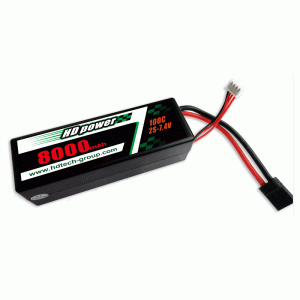 HD POWER 8000mAh 100C 2S 7.6V 하드 케이스 HV LiPO 배터리