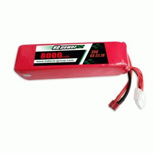 UAV 용 HD POWER 8000mAh 6S 35C 22.2V