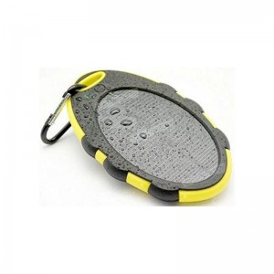 휴대용 태양 에너지 은행 4000mAh 이동할 수있는 태양 에너지 충전기 이중 USB 항구