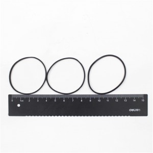 공장 직접 판매 고탄성 좋은 탄력성 검은 색 고무 밴드 38mm 직경 야채 달아서 고무 링