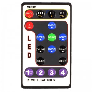 뜨거운 판매 저가 무선 다기능 블루투스 RF 원격 제어 LED 빛 원격 제어