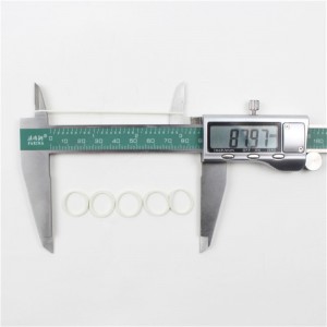 Factoty 직접 판매 미니 흰색 고무 밴드 데이터 라인 번들 용 고탄성 강도 인성 고무 링