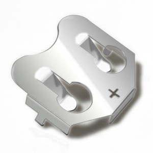 금속 CR2032 청동 니켈 플레이트 배터리 접점 2032 배터리 홀더 PCB에