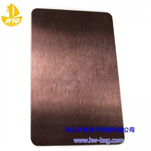 컬러 스테인레스 스틸 서리로 덥은 보드 번호 1.