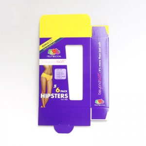 의류 속옷 속옷 디스플레이 상자, 창 카드 상자입니다.