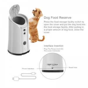 개 카메라는 디스펜서를 처리합니다