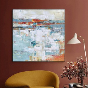 100 % 핸드 페인트 아트 수제 오일 벽 아트 페인팅 원래 추상 캔버스 라이브 룸