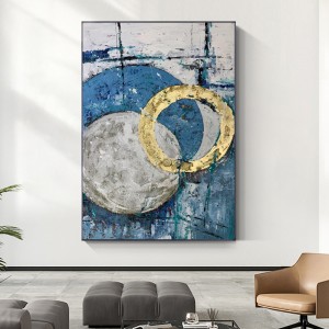 새로운 디자인 100 % 손으로 그린 ​​캔버스 아트 그림 룸 장식 추상 빈티지 유화