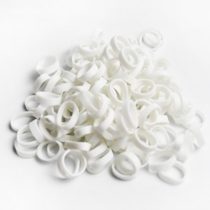 공장 사용자 정의 도매 흰색 높은 탄력성 안티 에이징 데이터 케이블 strapping 링