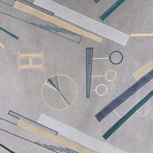 수 놓은 플란넬 헝겊 BNT6868.