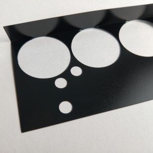 203 * 109 * 0.25mm 블랙 PC 절연 시트, 온도 저항 및 절연 시트를 쉽게 구부리기 쉬운