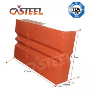 폐기물 및 아스팔트 재활용을위한 분쇄기 부품