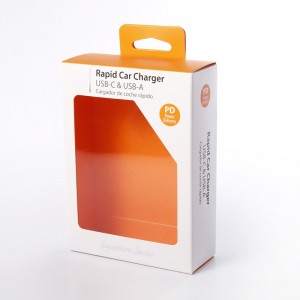 반짝이 라미네이션 선물 패키지 창 상자 종이 포장 상자 지우기 창