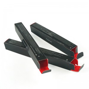 뜨거운 판매 사용자 정의 인쇄 작은 립스틱 세트 접이식 종이 립글로스 포장 상자