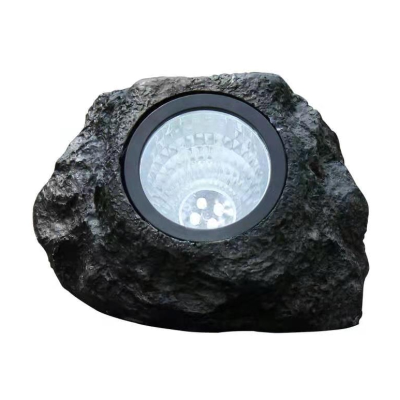 야외 LED 바위 램프 4 LED 태양 조경 돌 정원 잔디 빛
