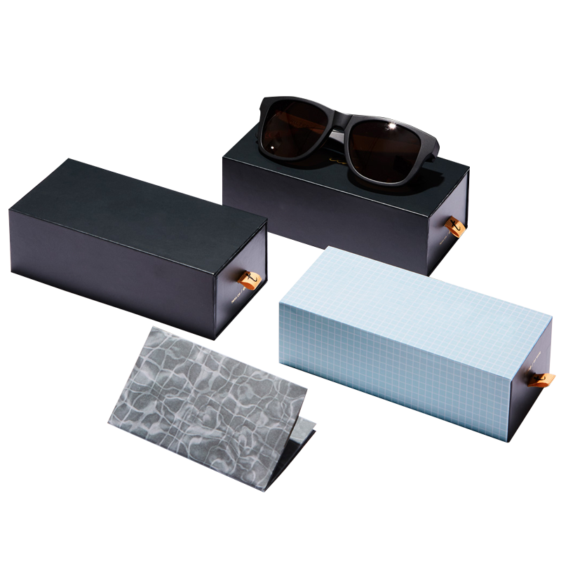 고품질 직사각형 인쇄 로고 선글라스 포장 골 판지 선물 상자 도매 선글라스 상자 서랍 스타일