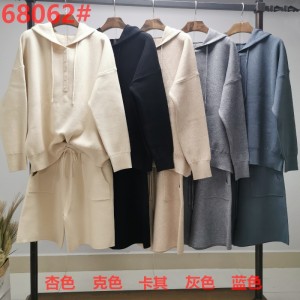 패션 트렌드 캐주얼, 다목적 니트 2 피스 스포츠 정장 68062#