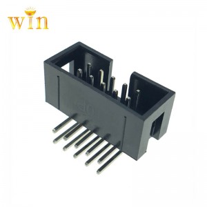 2x5P 2.54mm 피치 오른쪽 각 딥 박스 헤더 소켓