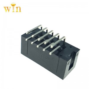 2x5P 2.54mm 피치 오른쪽 각 딥 박스 헤더 소켓