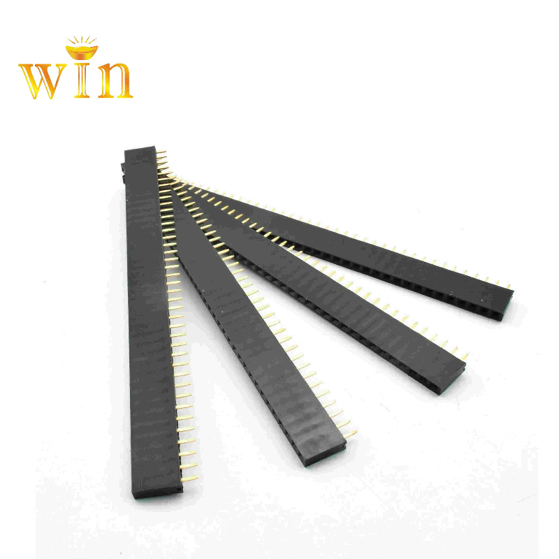 1x 40P 2.54mm 여성 헤더 Y 모양 연락처 모델