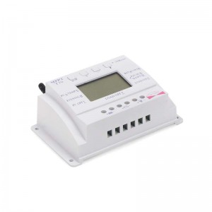 PWM 20A 10A 태양 전지 패널 충전 레귤레이터 컨트롤러 T10 T20 12V 24V 자동 LCD 디스플레이 조명 및 이중 타이머