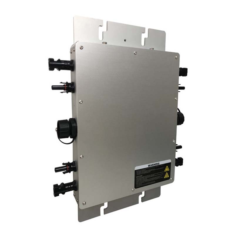 순수 사인파 그리드 타이 인버터 1200W 22V-50VDC 80-160VAC 방수 IP65 Solar MPPT 시스템 용 IP65 마이크로 인버터